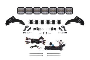 Honda Talon LED Light Bar Kit - Roof - Diode Dynamics - SS5 CrossLink Pro Kit - Cool White - `19-`24